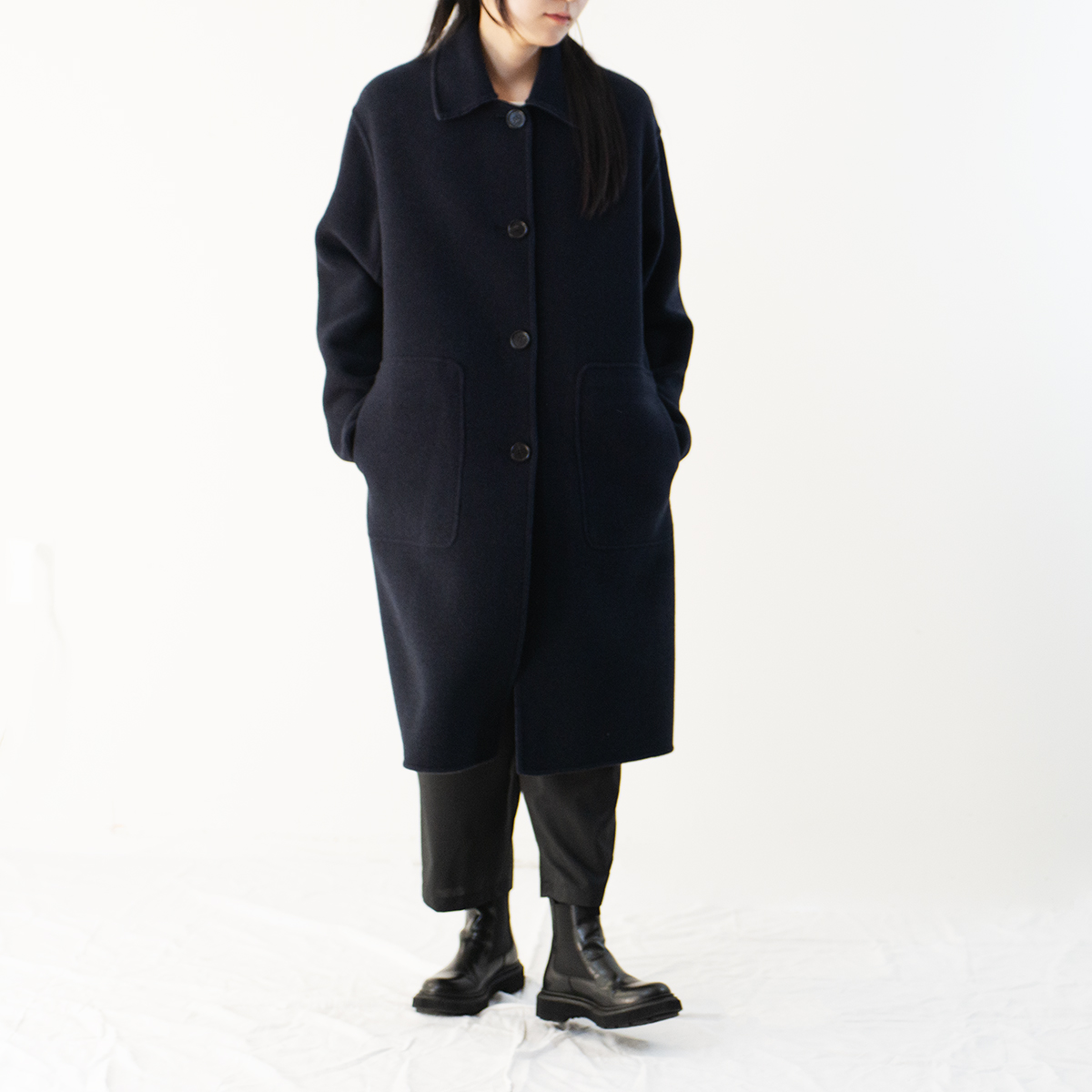 Nanna Pause Dorian # 2202 Reversible Coat Cashmere